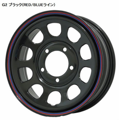 ジムニー用 DAYTONA'S G2デイトナズG2スチールホイール16インチ5.5J 5H/139.7 +22 ハブ径108