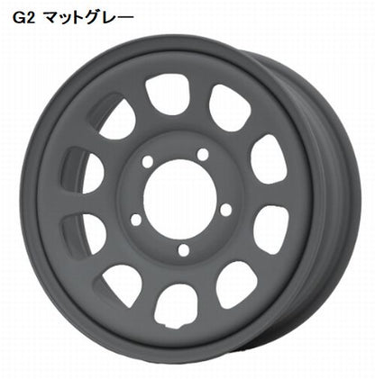 ジムニー用 DAYTONA'S G2デイトナズG2スチールホイール16インチ5.5J 5H/139.7 +22 ハブ径108
