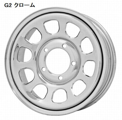 ジムニー用 DAYTONA'S G2デイトナズG2スチールホイール16インチ5.5J 5H/139.7 +22 ハブ径108
