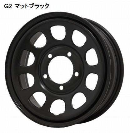 ジムニー用 DAYTONA'S G2デイトナズG2スチールホイール16インチ5.5J 5H/139.7 +22 ハブ径108