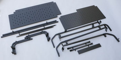 キャラバン NV350標準ボディ用 職人棚親方【3人工】SET 中央板を追加したフラット棚【日本製】