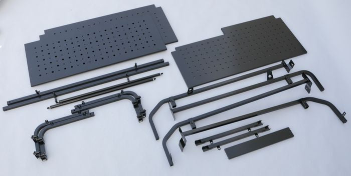 ハイエース 200系用 職人棚　親方【3人工】SET（フラット棚)