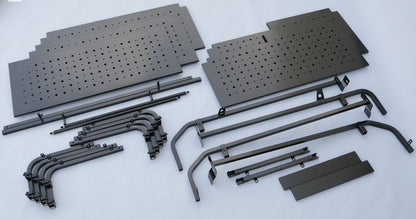 キャラバン NV350標準ボディ用 職人棚　親方【3人工+左右2段棚】SET【日本製】