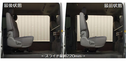 ハイエース 200系用 Rim セカンドシートレールキットV2※車検非対応品
