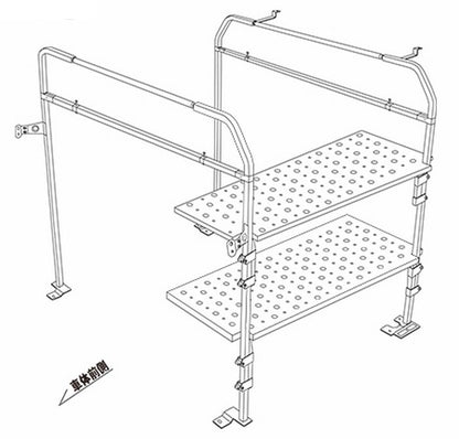 ハイエース 200系用 職人棚　手元【2.5人工】SET（左棚2段SET)