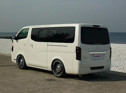 キャラバン NV350用 ベントバイザー左右分2枚1セット 強化アクリル製(スモークカラー)