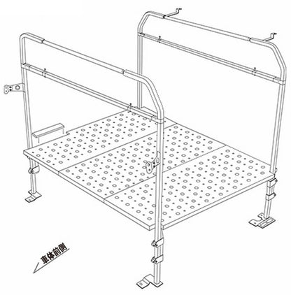 ハイエース 200系用 職人棚　親方【3人工】SET（フラット棚)