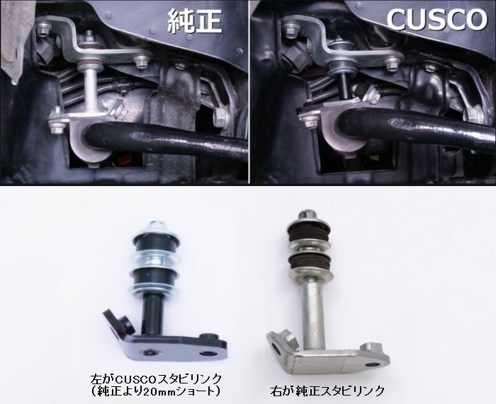 ハイエース 200系4WD用 Cusco(クスコ) ショートスタビリンクを販売