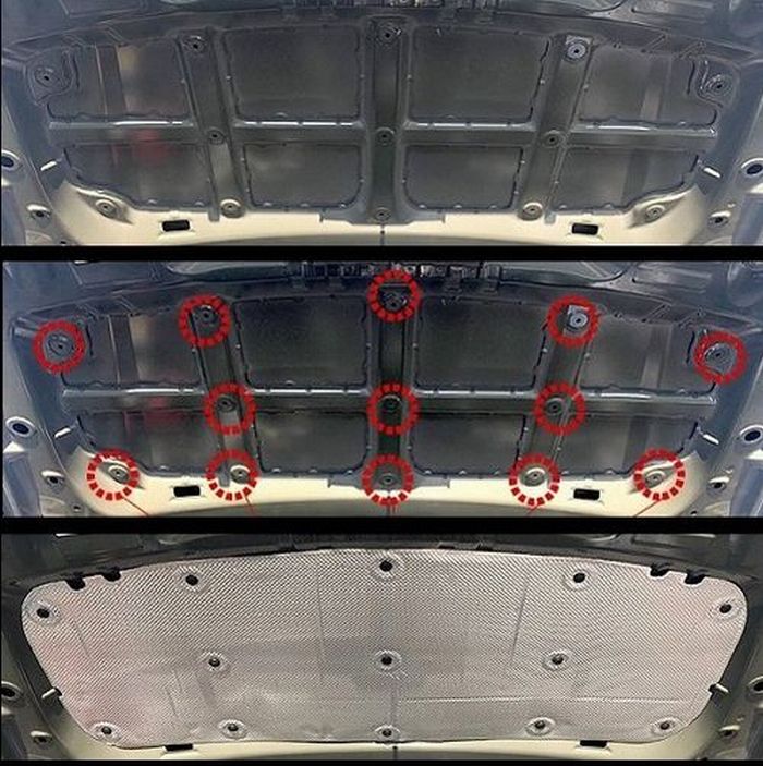 ジムニー用 エンジンフードヒートシールドパネル