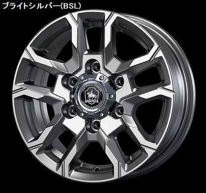 キャラバン NV350用 BAREROCK BISON ベアロック バイソン 15インチ6.0Ｊインセット45 PCD139.7 ハブ径106
