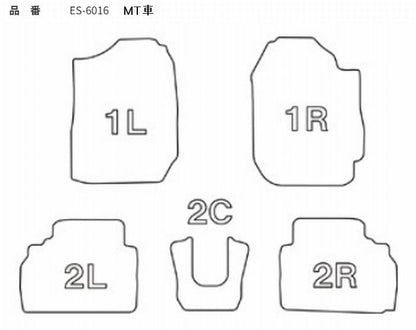 ジムニー専用 Clazzioクラッツィオ3Ｄ立体マットNEWラバータイプ