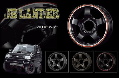 ジムニー用 JB LANDERジェイビーランダー16インチ5.5J 5H/139.7 +22 ハブ径109