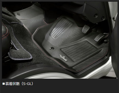 ハイエース 200系ワイドボディS-GL専用 玄武 LuxSportコンフォートマット ［フロント/セカンドセット］