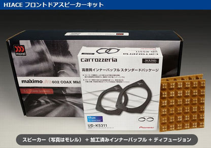 ハイエース 200系用 フロントドアスピーカーキット