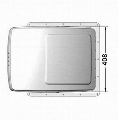 MAXX-FANマックスファンベンチレーター開口寸356×356mm品●リモコンモデル