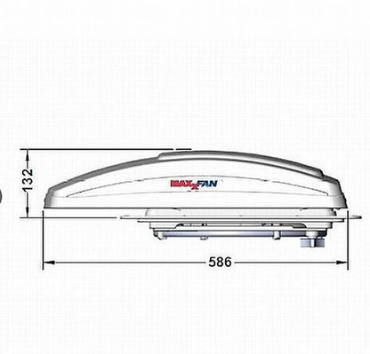 MAXX-FANマックスファンベンチレーター開口寸356×356mm品●リモコンモデル