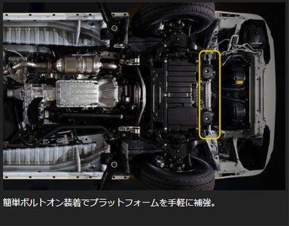 ハイエース 200系 4WD用 玄武フレームサポートバー【フロント】