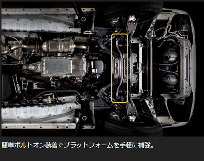 ハイエース 200系 2WD用 玄武フレームサポートバー【センター】