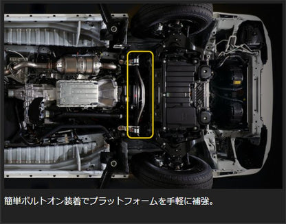 ハイエース 200系 4WD用 玄武フレームサポートバー【センター】