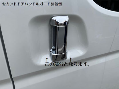 ハイエース 200系用 FlexiShieldプロテクションフィルム(クリア)ドアハンドルガード