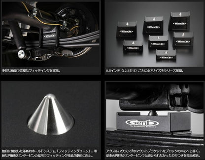 ハイエース 200系用 玄武(Genb)ハイトダウンブロックキット