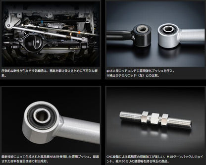 ジムニー専用  玄武(Genb)ゲンブ   ハードスペックラテラルロッド［フロント/リア］