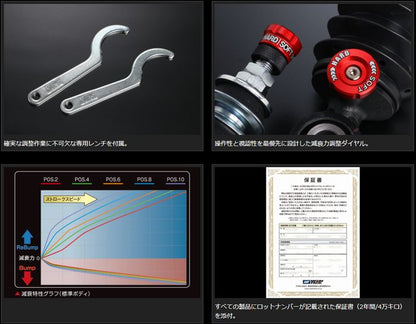 キャラバン NV350 標準ボディー用 玄武(Genb) CLOUD WALKER ハイパフォーマンスダンパーPRO【10段減衰力調整モデル】