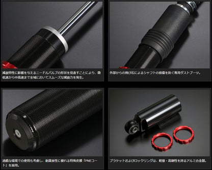 ハイエース 200系用※リフトアップ専用 玄武(Genb)CLOUD-WALKERハイパフォーマンスダンパーPRO