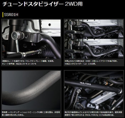 ハイエース 200系用 玄武(Genb)REALFORCEチューンドスタビライザー