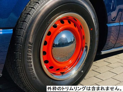 ハイエース 200/キャラバン NV350用カスタムセンターハブキャップ(スムースタイプ）4枚SET
