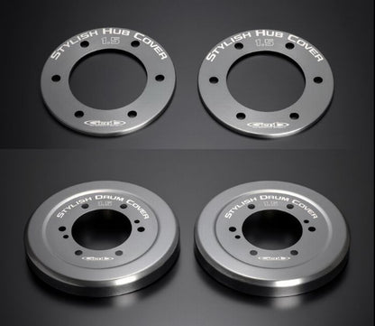 ハイエース 200系用 玄武(Genb)スタイリッシュハブカバー＆ドラムカバーSet