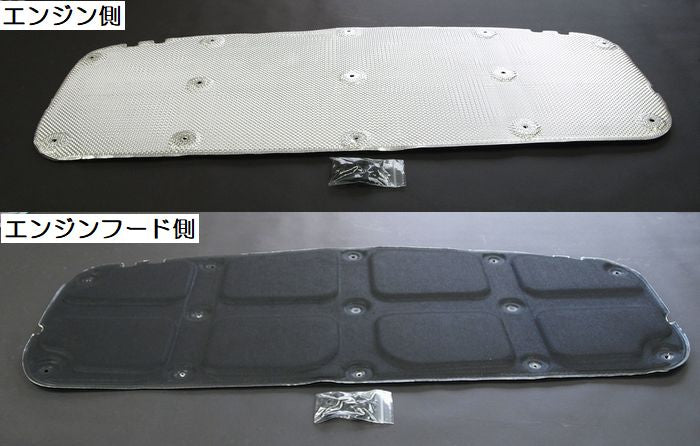 ジムニー用 エンジンフードヒートシールドパネル